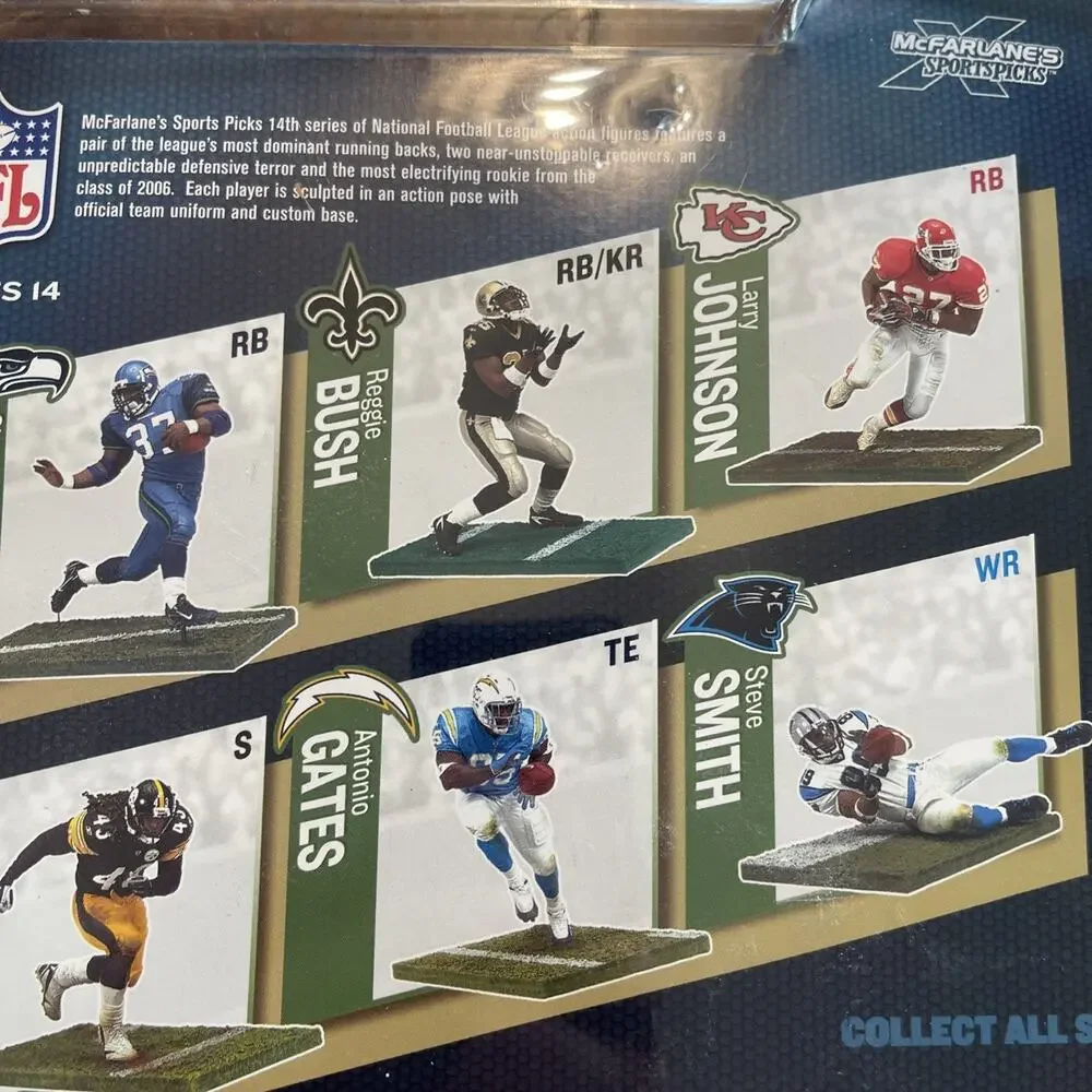 McFarlane Sportspicks NFL Series 14 New Orleans Saints Reggie Bush Figure - MOC